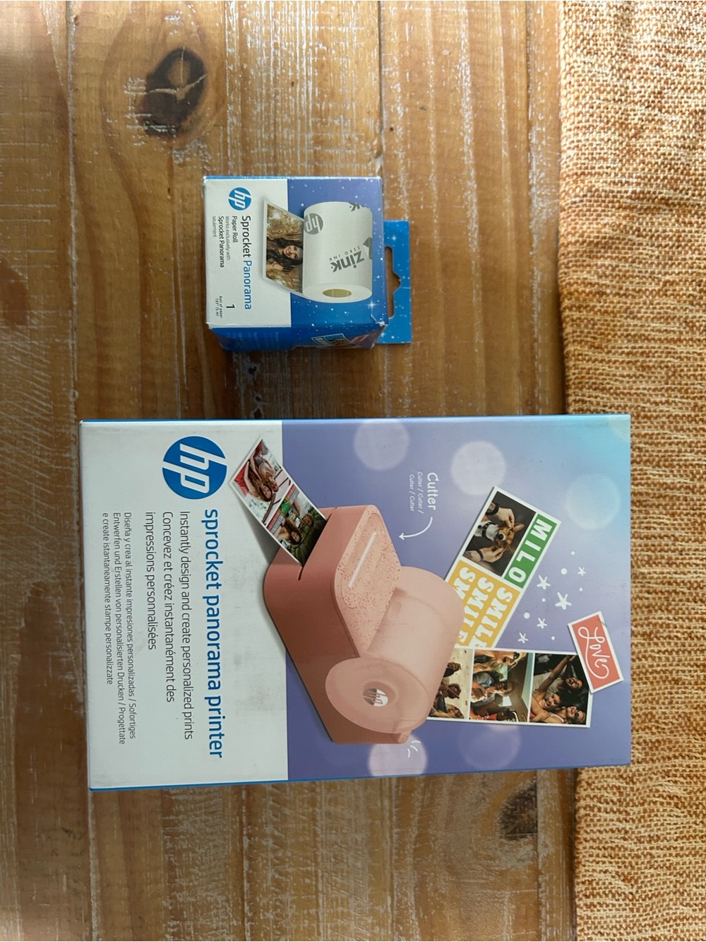 NEW HP Sprocket Panorama Printer - Pink
